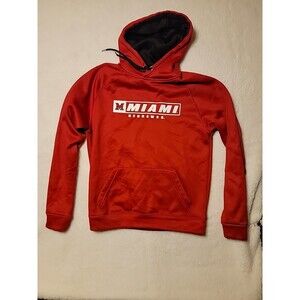 Colosseum Men's Miami RedHawks Red Hoodie Small
